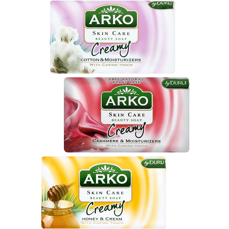 0403202669a7e19da9a0d.jpeg Mydło w kostce Arko 90g Bawełna - obrazek 1